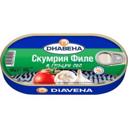 Диавена филе от скумрия в гръцки сос (180 г)