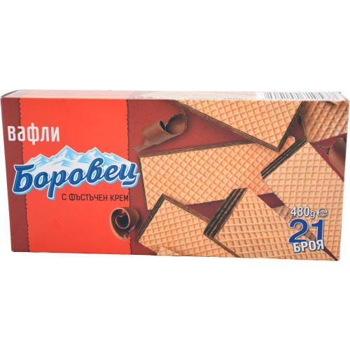 Боровец вафли с фъстъчен крем (480 г)