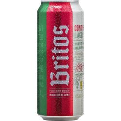 Britos бира, кен (500 мл)