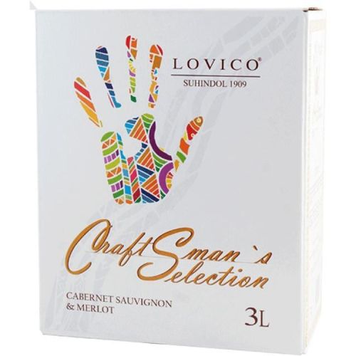 Lovico червено вино каберне совиньон и мерло (3 л)