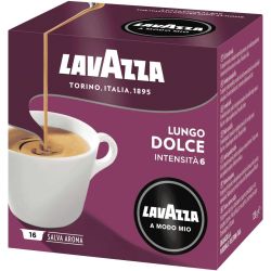 Lavazza Lungo Dolce кафе капсули съвместими с A Modo Mio (16 бр.)