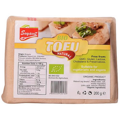 Soyavit био тофу натурално (200 г)