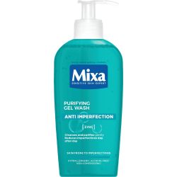 Mixa почистващ гел против несъвършенства, с помпа (200 мл)