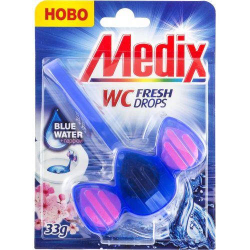 Medix WC Fresh Drops тоалетно блокче синя вода (33 г)