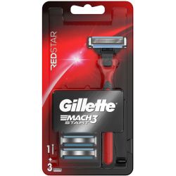 Gillette Mach3 Redstar ножчета за бръснене (3 бр.)