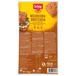 Schär многозърнести хлебчета, без глутен, без лактоза (210 г)