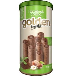 Golden Treats пури с шоколад, лешников крем и стевия (135 г)