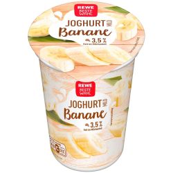 REWE плодов йогурт с манго, банан или праскова и маракуя 3.5% (250 г)