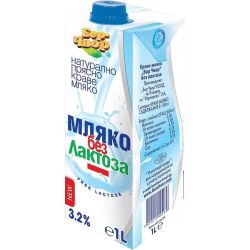 Бор Чвор прясно мляко без лактоза 3.2% (1 л)