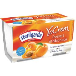 Sterilgarda YoCream млечен десерт кайсия, 2 бр. х 100 г (200 г)