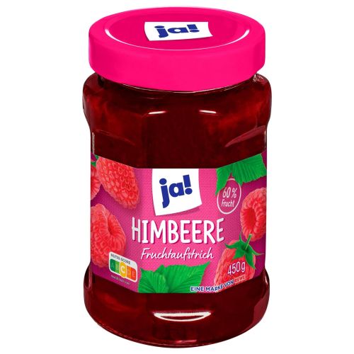 JA! конфитюр от малини екстра (450 г)