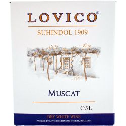 Lovico бяло вино мускат (3 л)