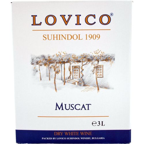 Lovico бяло вино мускат (3 л)