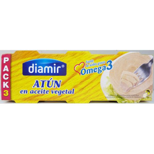 Diamir риба тон в олио, 3 бр. х 80 г (240 г)