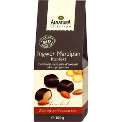 Alnatura био шоколад с марципан и джинджифил (100 г)