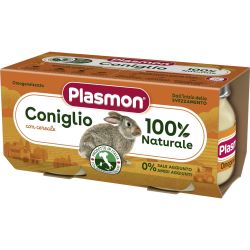 Plasmon пюре заешко месо, 6+ м, 2 бр. x 80 г (160 г)