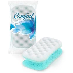 Comfort гъба за баня с канал Massage, 16 х 9.5 х 5.3 см (1 бр.)