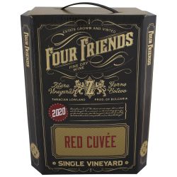 Four Friends червено вино кюве (3 л)