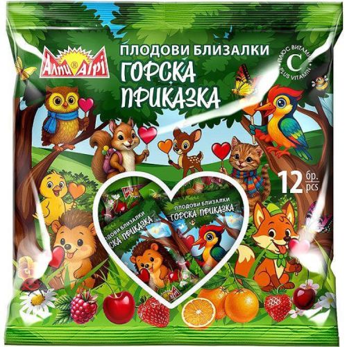 Алпи плодови близалки Горска приказка обогатени с витамин C (78 г)