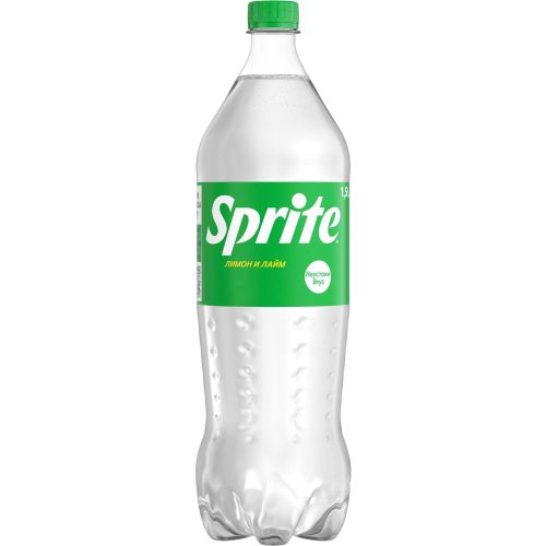 Sprite лимон и лайм газирана безалкохолна напитка (1.5 л)