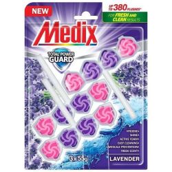 Medix Total Power Guard тоалетно блокче лавандула, 3 бр. х 55 г (165 г)