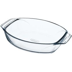 Pyrex овална тава с дръжки, 2 л, 30 см х 21 см х 7 см (1 бр.)