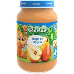 Bebelan пюре круши, 4+ месеца (190 г)