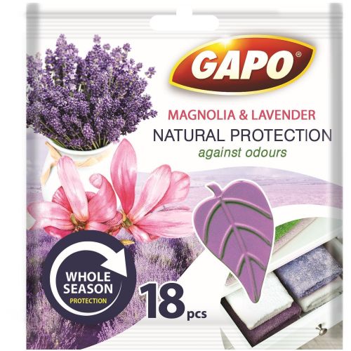 Gapo ароматизатор против молци таблетки магнолия и лавандула (18 бр.)