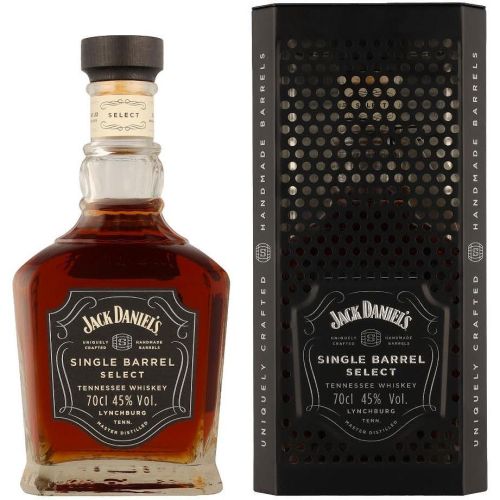 Jack Daniel's Single Barrel бърбън в метална кутия (700 мл)