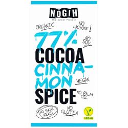 Nogih био веган десерт какао 77% с канела (70 г)