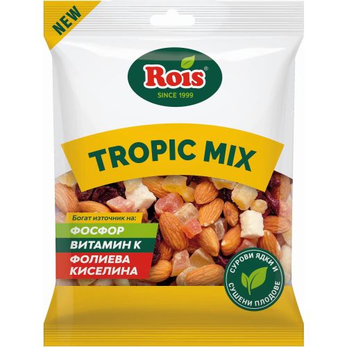 Rois Tropic Mix микс ядки и сушени плодове (150 г)