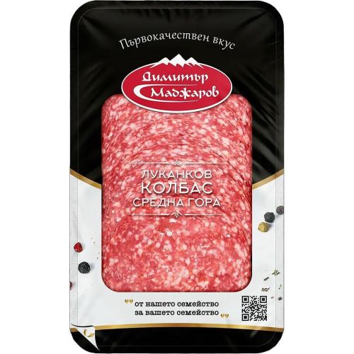 Маджаров колбас Средна Гора луканков слайс (120 г)
