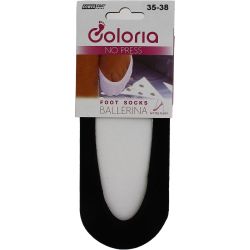 Coloria Balerina дамски терлици със силикон, размер 35 - 38, цвят черно