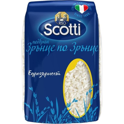 Scotti едрозърнест ориз (900 г)