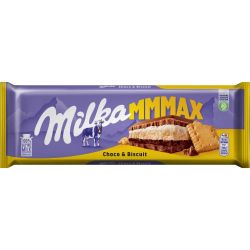 Milka MMMAX Choco & Buscuit шоколад с бисквити (300 г)