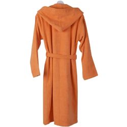 PNG Комфорт халат за баня с качулка, оранжев S-L, размер L