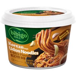 Bibigo Korean Style Udon Noodles K-BBQ Flavour удон нудли (187 г)