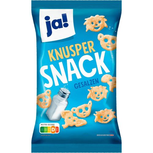 JA! хрупкав картофен снакс със сол (125 г)