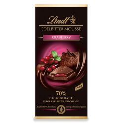 Lindt шоколад с боровинка, 70% какао (150 г)