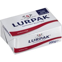 Lurpak безсолно краве масло (200 г)
