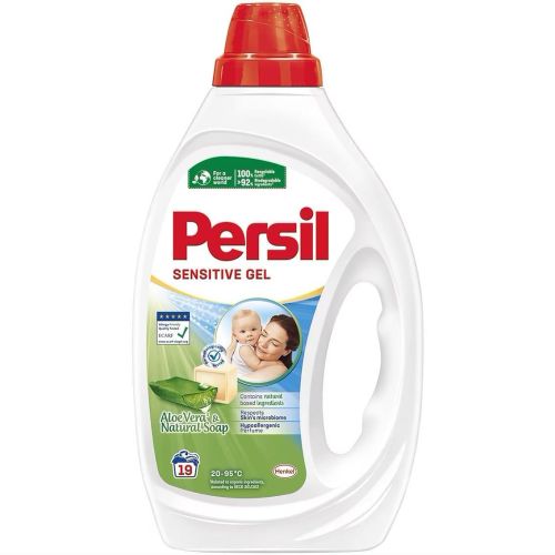 Persil Sensitive Gel течен перилен препарат, 19 пранета (855 мл)