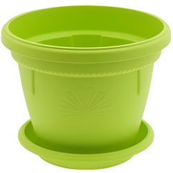 Саксия гербер диаметър 17 см резеда с подложка (1 бр.)