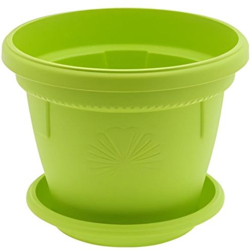 Саксия гербер диаметър 17 см резеда с подложка (1 бр.)