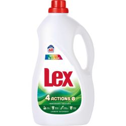 Lex White & Color течен перилен препарат, 60 пранета (3 л)