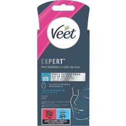 Veet депилиращи ленти за лице за чувствителна кожа (20 бр.)