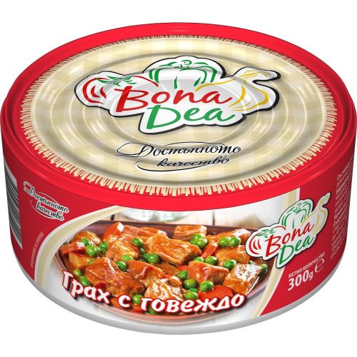 Bona Dea говеждо месо с грах (300 г)