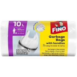 Fino торби за смет с дръжки, 10 л (50 бр.)