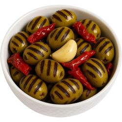 Маслини гриловани с чили, на килограм (1 кг)