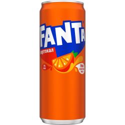 Fanta портокал газирана безалкохолна напитка (330 мл)