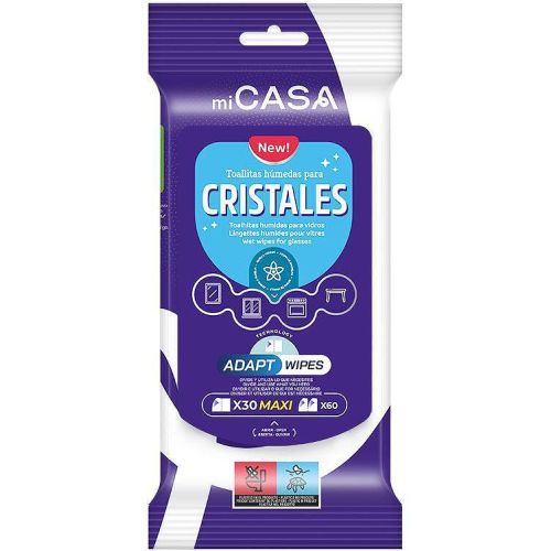 Mi Casa влажни кърпички за почистване на стъкла (30 бр.)
